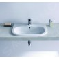 Duravit D-Code - Vasque à encastrer, 545x435 mm, avec un trou pour robinetterie, blanc 0337540000 Duravit D-Code - Vasque à encastrer, 545x435 mm, avec un trou pour robinetterie, blanc 0337540000