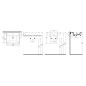 Aqualine Sistema - Lavabo 500x420 mm, avec trop-plein, avec trou pour robinet, blanc 10SF50051 Aqualine Sistema - Lavabo 500x420 mm, avec trop-plein, avec trou pour robinet, blanc 10SF50051