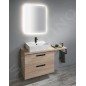 Aqualine Sistema - Lavabo 500x420 mm, avec trop-plein, avec trou pour robinet, blanc 10SF50051 Aqualine Sistema - Lavabo 500x420 mm, avec trop-plein, avec trou pour robinet, blanc 10SF50051