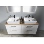 Aqualine Sistema - Lavabo 500x420 mm, avec trop-plein, avec trou pour robinet, blanc 10SF50051 Aqualine Sistema - Lavabo 500x420 mm, avec trop-plein, avec trou pour robinet, blanc 10SF50051