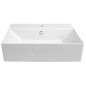 Aqualine Sistema - Lavabo 500x420 mm, avec trop-plein, avec trou pour robinet, blanc 10SF50051 Aqualine Sistema - Lavabo 500x420 mm, avec trop-plein, avec trou pour robinet, blanc 10SF50051