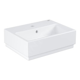 Grohe Cube Ceramic - Lave-mains avec trop-plein, 455x350 mm, PureGuard, blanc alpin 3948300H