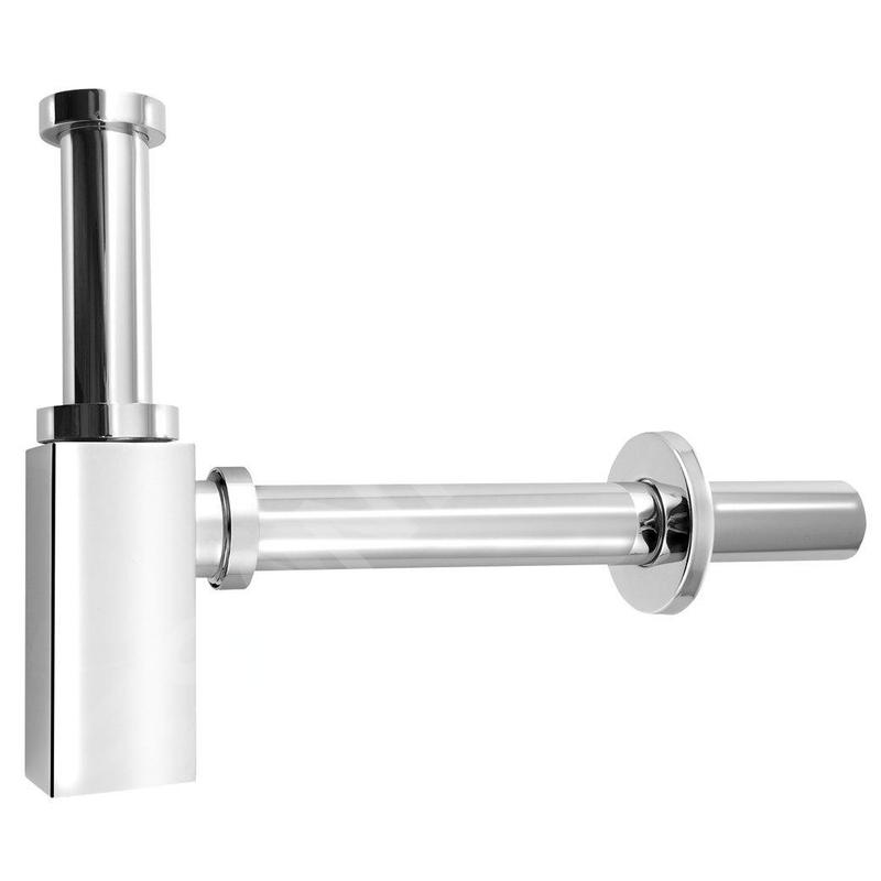 Aqualine Siphons - Siphon pour lavabo carré, chrome CV1004 Aqualine Siphons - Siphon pour lavabo carré, chrome CV1004