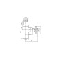 Aqualine Siphons - Siphon pour lavabo carré, chrome CV1004 Aqualine Siphons - Siphon pour lavabo carré, chrome CV1004