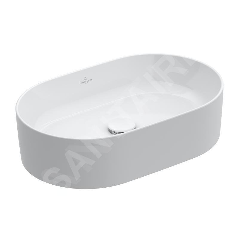 Villeroy & Boch Collaro - Vasque, 560x360 mm, CeramicPlus, blanc alpin 4A1956R1