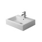 Duravit Vero - Lavabo 600x470 mm, avec un trou pour robinetterie, blanc alpin 0454600000 Duravit Vero - Lavabo 600x470 mm, avec un trou pour robinetterie, blanc alpin 0454600000