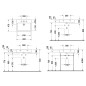 Duravit Vero - Lavabo 600x470 mm, avec un trou pour robinetterie, blanc alpin 0454600000 Duravit Vero - Lavabo 600x470 mm, avec un trou pour robinetterie, blanc alpin 0454600000