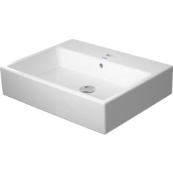 Duravit Vero Air - Lavabo 600x470 mm, avec trop-plein, avec 1 trou pour robinetterie, blanc 2350600000