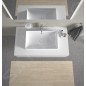 Duravit DuraSquare - Vasque 600x335 mm, DuraCeram, avec WonderGliss, blanc alpin 23556000001 Duravit DuraSquare - Vasque 600x335 mm, DuraCeram, avec WonderGliss, blanc alpin 23556000001