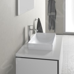 Duravit DuraSquare - Vasque 600x335 mm, DuraCeram, avec WonderGliss, blanc alpin 23556000001