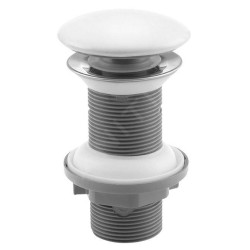 Sapho Infinity - Bonde de lavabo, Click Clack, blanc 38TP0161I