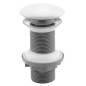 Sapho Infinity - Bonde de lavabo, Click Clack, blanc 38TP0161I