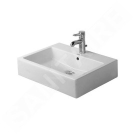 Duravit Vero - Vasque à poser, 500x470 mm, avec un trou pour robinetterie, blanc alpin 0452500000