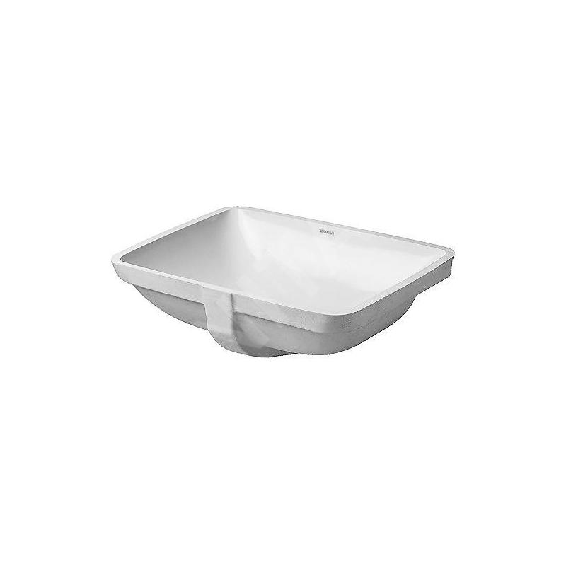 Duravit Starck 3 - Lavabo à encastrer 490x365 mm, sans trou pour robinet, blanc 0305490000 Duravit Starck 3 - Lavabo à encastrer 490x365 mm, sans trou pour robinet, blanc 0305490000