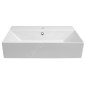 Aqualine Sistema - Lavabo 600x420 mm, avec trop-plein, blanc 10SF50060 Aqualine Sistema - Lavabo 600x420 mm, avec trop-plein, blanc 10SF50060