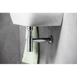 Sapho Omp Tea Minitoti - Siphon de lavabo, sortie d'évacuation 32 mm, chrome 510.135.5.K