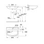 Grohe Bau Ceramic - Lavabo 646x468 mm, avec un trou pour mitigeur, blanc alpin 39420000 Grohe Bau Ceramic - Lavabo 646x468 mm, avec un trou pour mitigeur, blanc alpin 39420000