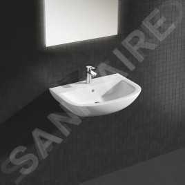 Grohe Bau Ceramic - Lavabo 646x468 mm, avec un trou pour mitigeur, blanc alpin 39420000