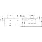 Duravit DuraSquare - Lavabo double 1000x470 mm, avec 2 trous pour robinet, DuraCeram, blanc alpin 2353100043 Duravit DuraSquare - Lavabo double 1000x470 mm, avec 2 trous pour robinet, DuraCeram, blanc alpin 2353100043