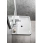Bruckner Neron - Lavabo 60x48 cm, avec trop-plein, trou pour robinetterie, blanc 201.128.0