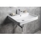Bruckner Neron - Lavabo 60x48 cm, avec trop-plein, trou pour robinetterie, blanc 201.128.0