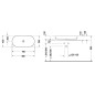 Duravit Luv - Vasque 800x400 mm, blanc 0379800000 Duravit Luv - Vasque 800x400 mm, blanc 0379800000