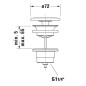 Duravit Accessoires - Bonde non-fermable 1 1/4, blanc 0050750000 Duravit Accessoires - Bonde non-fermable 1 1/4, blanc 0050750000
