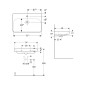 Geberit Smyle Square - lavebo 750x480 mm, avec trop-plein, trou pour robinetterie, blanc 500.249.01.1 Geberit Smyle Square - lavebo 750x480 mm, avec trop-plein, trou pour robinetterie, blanc 500.249.01.1
