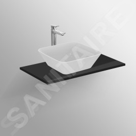 Ideal Standard Connect Air - Vasque à poser 400x400x130 mm, blanc E034701