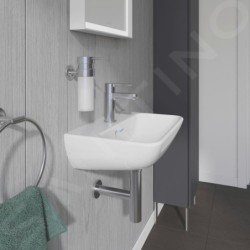 Duravit ME by Starck - Lave-mains 450x320mm, avec un trou pour robinet, blanc alpin 0719450000
