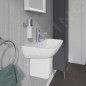 Duravit ME by Starck - Lave-mains 450x320mm, avec un trou pour robinet, blanc alpin 0719450000