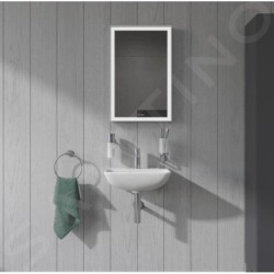 Duravit ME by Starck - Lave-mains 450x320mm, avec un trou pour robinet, blanc alpin 0719450000