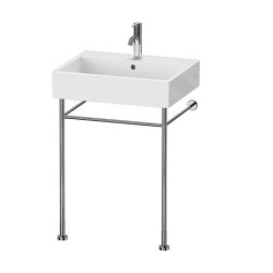 Duravit Vero - Support métallique pour lavabo, chrome, support pour lavabo Vero 045360, 045460 0030631000