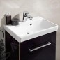 Villeroy & Boch Avento - Lave-mains 450x370 mm, avec trop-plein, un trou de robinetterie, blanc alpin 73584501