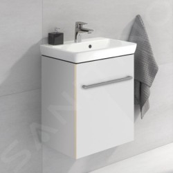 Villeroy & Boch Avento - Lave-mains 450x370 mm, avec trop-plein, un trou de robinetterie, blanc alpin 73584501