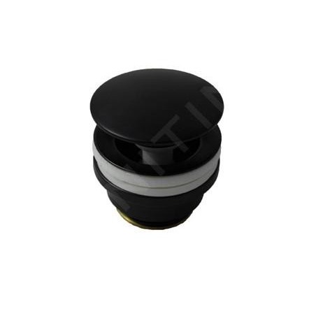 Paffoni Ringo West - Vidage de lavabo refermable Click-Clack 1 1/4, noir mat ZSCA050NO