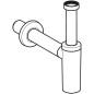 Geberit Accessoires - Siphon en tube plongeur pour lavabo, sortie horizontale, d 32 mm, 1 1/4 G, chrome brillant 151.034.21.1 Geberit Accessoires - Siphon en tube plongeur pour lavabo, sortie horizontale, d 32 mm, 1 1/4 G, chrome brillant 151.034.21.1
