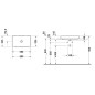 Duravit DuraSquare - Vasque 600x335 mm, DuraCeram, blanc alpin 2355600000