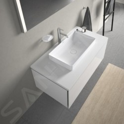 Duravit DuraSquare - Vasque 600x335 mm, DuraCeram, blanc alpin 2355600000