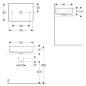 Geberit VariForm - Vasque 550x400 mm, sans trop-plein, sans trou pour robinetterie, blanc 500.779.01.2 Geberit VariForm - Vasque 550x400 mm, sans trop-plein, sans trou pour robinetterie, blanc 500.779.01.2