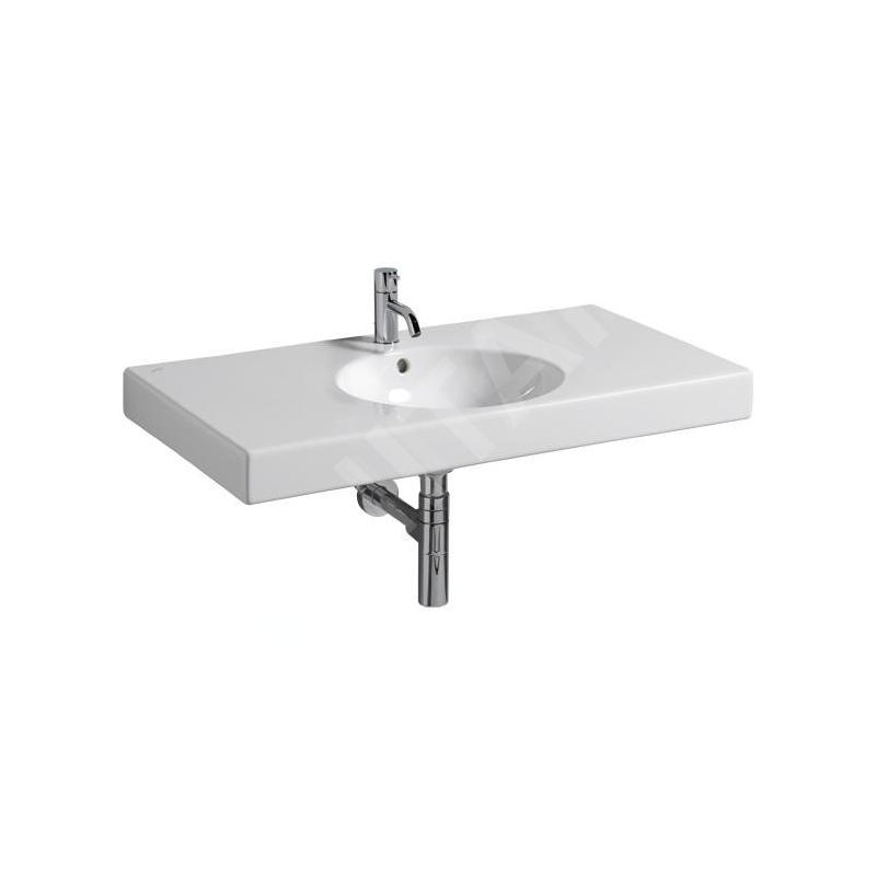 Geberit Preciosa II - Lavabo avec plage de dépose, 900x500x165 mm, avec trop-plein, trou pour robinetterie, blanc 123290000 Geberit Preciosa II - Lavabo avec plage de dépose, 900x500x165 mm, avec trop-plein, trou pour robinetterie, blanc 123290000