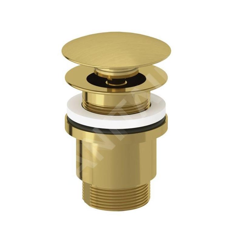 Kludi Accessoires - Bonde refermable, Push-Open, or brossé 10426N0-00 Kludi Accessoires - Bonde refermable, Push-Open, or brossé 10426N0-00