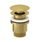 Kludi Accessoires - Bonde refermable, Push-Open, or brossé 10426N0-00 Kludi Accessoires - Bonde refermable, Push-Open, or brossé 10426N0-00