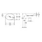 Villeroy & Boch Loop&Friends - Vasque, 560x380 mm, avec trop-plein CeramicPlus, blanc alpin 4A4700R1