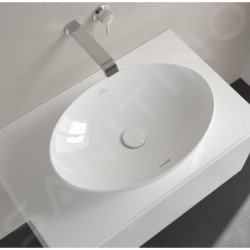 Villeroy & Boch Loop&Friends - Vasque, 560x380 mm, avec trop-plein CeramicPlus, blanc alpin 4A4700R1
