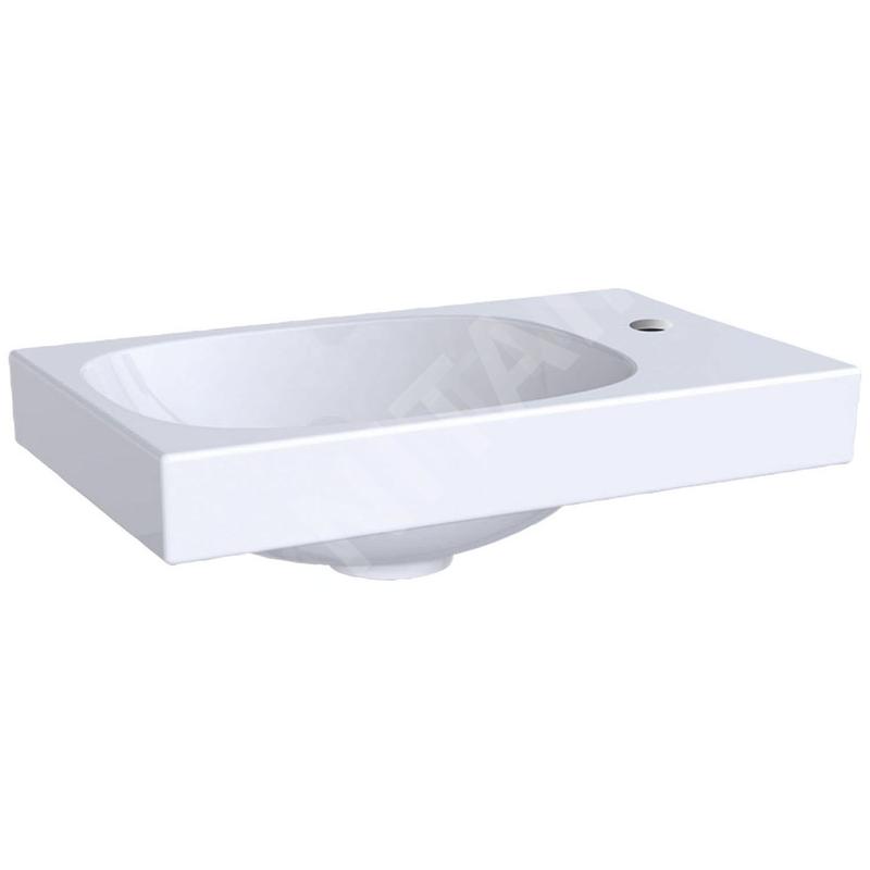 Geberit Acanto - Lave-mains 400x250 mm, avec 1 trou à droite, sans trop-plein, blanc 500.635.01.2 Geberit Acanto - Lave-mains 400x250 mm, avec 1 trou à droite, sans trop-plein, blanc 500.635.01.2