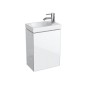 Geberit Acanto - Lave-mains 400x250 mm, avec 1 trou à droite, sans trop-plein, blanc 500.635.01.2 Geberit Acanto - Lave-mains 400x250 mm, avec 1 trou à droite, sans trop-plein, blanc 500.635.01.2
