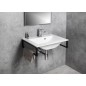 Sapho Yukon - Lavabo à encastrer 700x450 mm, blanc YU070