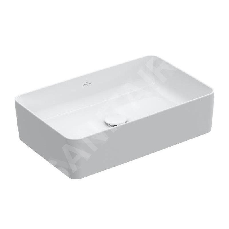 Villeroy & Boch Collaro - Vasque, 560x360 mm, CeramicPlus, Stone White 4A2056RW Villeroy & Boch Collaro - Vasque, 560x360 mm, CeramicPlus, Stone White 4A2056RW