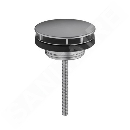 Hansgrohe Garnitures de vidage - Bonde non refermable, chrome noir brossé 50001340